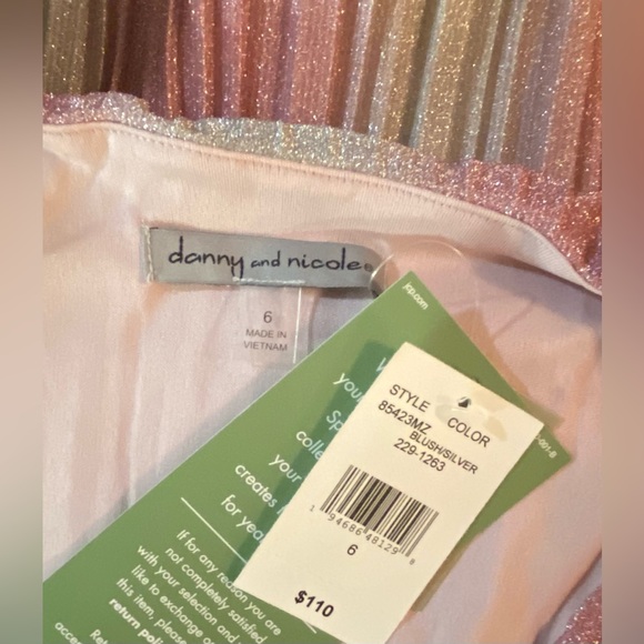 Danny & Nicole - Sleeveless Striped Midi Fit + Flare Dress (NWT) - Picture 4 of 6